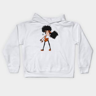 Izzy Orange Kids Hoodie